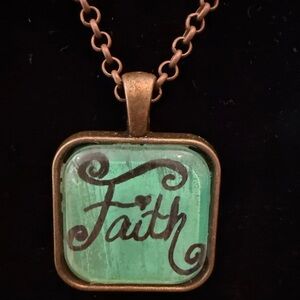 Faith Pendant Necklace